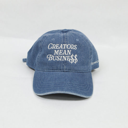Creators Mean Business Denim Dad Hat