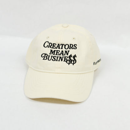 Creators Mean Business Ivory Dad Hat