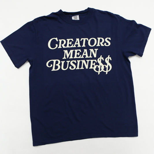Creators Mean Business Tee - Navy