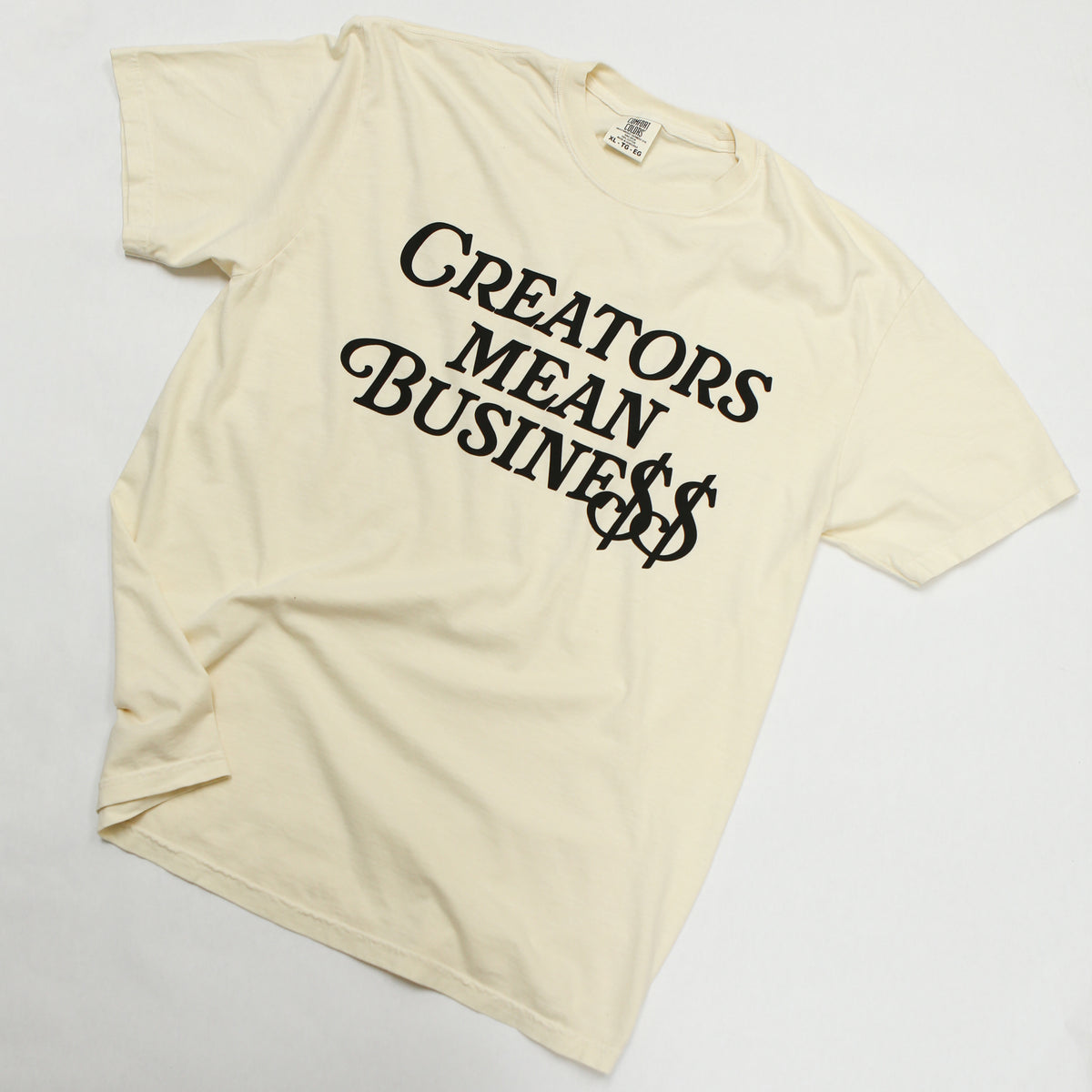 Creators Mean Business Tee - Ivory
